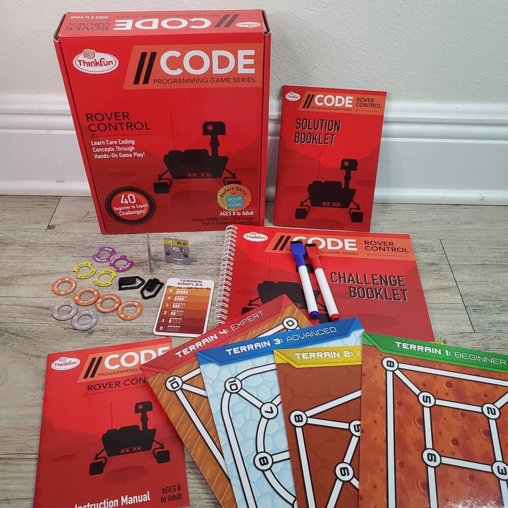 Thinkfun Rover Control Programming Game Series Learn Coding Concepts MISSING PC
